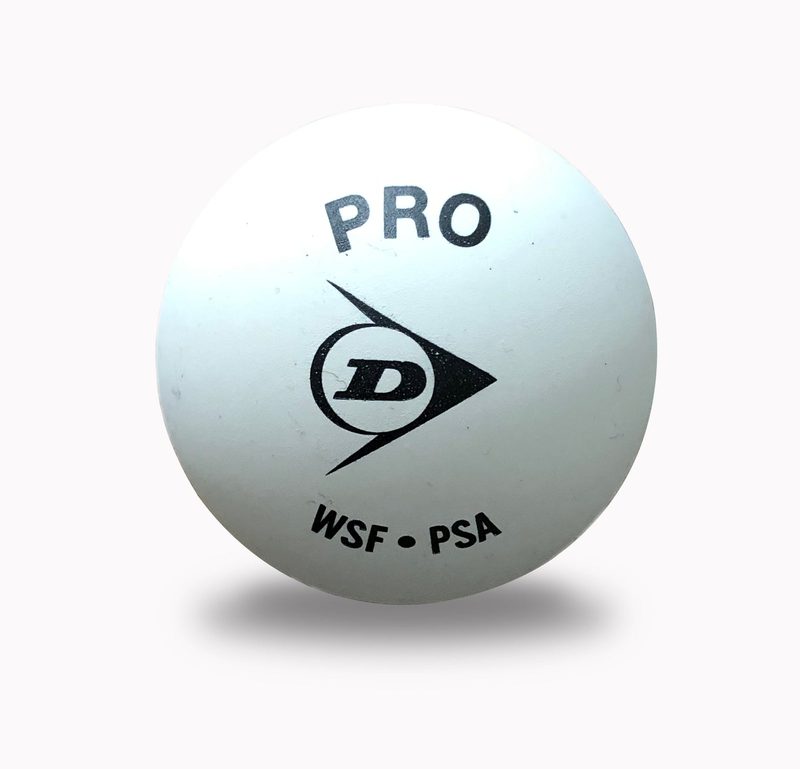 Мячи Dunlop 1 точка (желтая) белый мяч